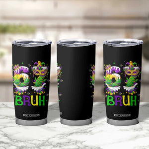 Funny 67 Mardi Gras Bruh Tumbler Cup Six Seven Meme Fleur De Lis Hand Gesture TS11 Print Your Wear