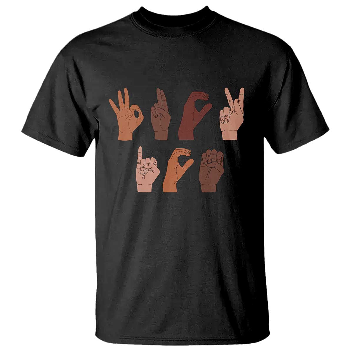 Funny Fuck Hand Sign Language Anti Deportation T Shirt Chinga La Migra TS11 Black Print Your Wear
