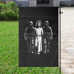 Jesus Arrested Parody Garden Flag Funny Immigrant Rights Political Protest TS11 Print Your Wear