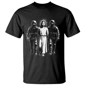 Jesus Arrested Parody T Shirt Funny Immigrant Rights Political Protest TS11 Black Print Your Wear