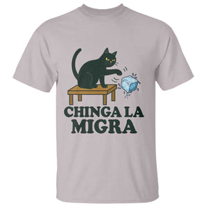 Chinga La Migra T Shirt Funny Immigration Rights Cat Political TS11 Ice Gray Print Your Wear