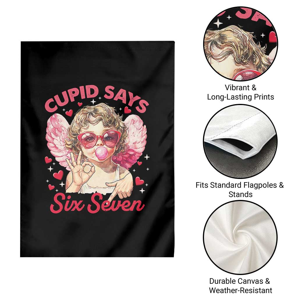 Funny 67 Valentines Day Garden Flag Cupid Say Six Seven 67 Meme TS11 Print Your Wear