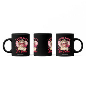 Funny 67 Valentines Day Coffee Mug Cupid Say Six Seven 67 Meme TS11 Print Your Wear