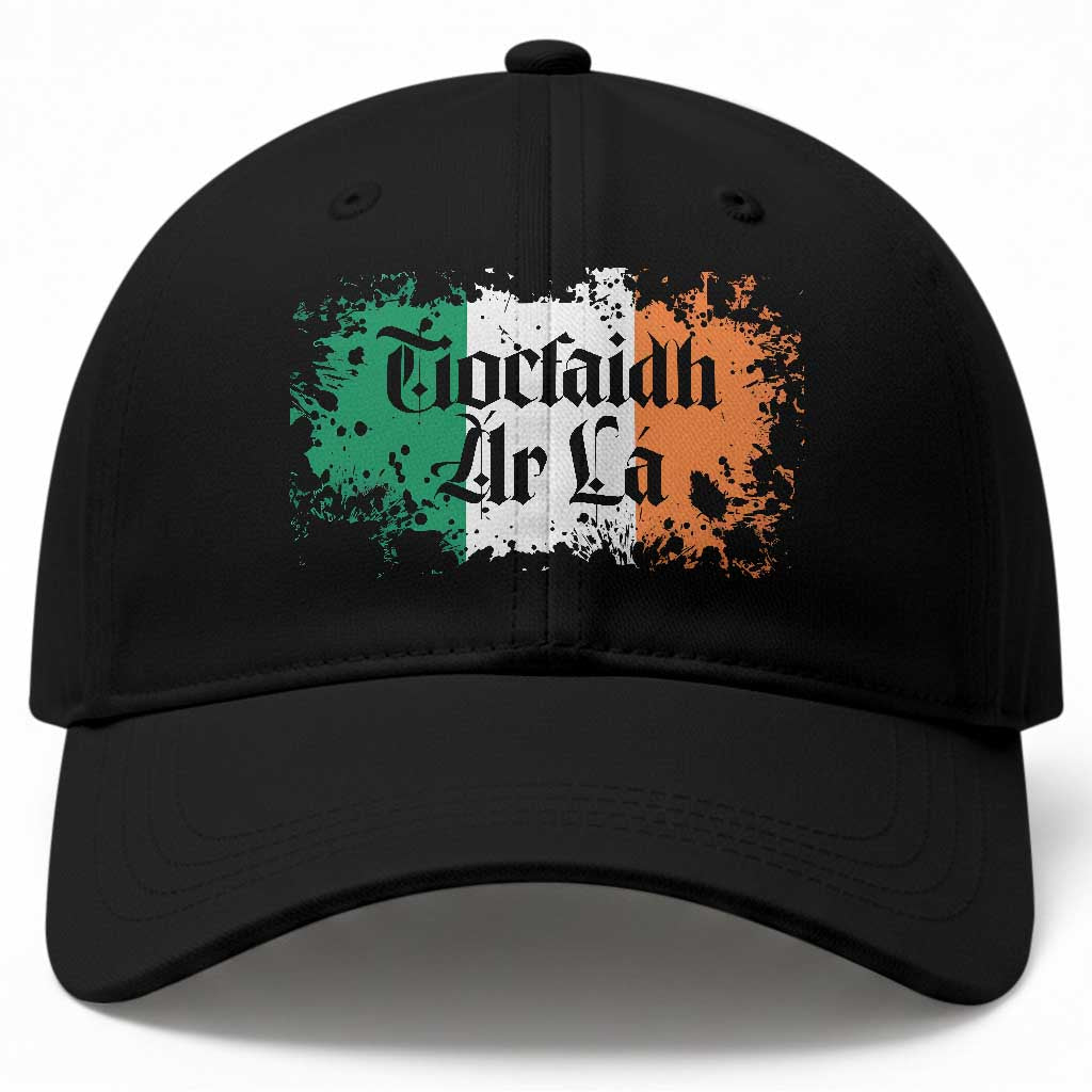 Tiocfaidh Ar La Baseball Cap Vintage Irish Ireland Flag TS11 Print Your Wear
