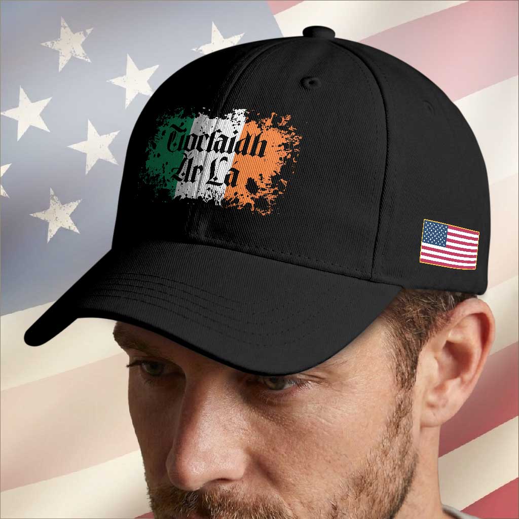 Tiocfaidh Ar La Baseball Cap Vintage Irish Ireland Flag TS11 Print Your Wear