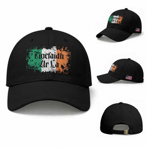Tiocfaidh Ar La Baseball Cap Vintage Irish Ireland Flag TS11 Baseball Cap Universal Fit Black Print Your Wear