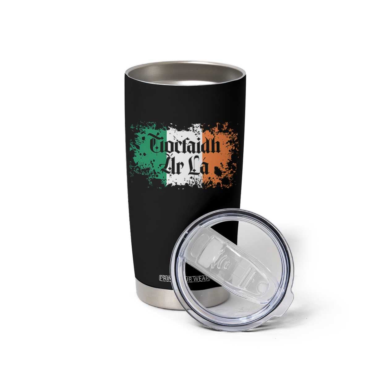 Tiocfaidh Ar La Tumbler Cup Vintage Irish Ireland Flag TS11 Print Your Wear