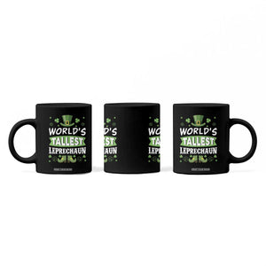 Funny World's Tallest Leprechaun St Patrick's Day Coffee Mug Shamrock TS11 Print Your Wear