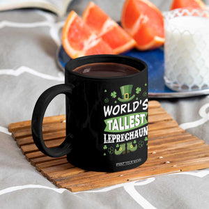 Funny World's Tallest Leprechaun St Patrick's Day Coffee Mug Shamrock TS11 Print Your Wear