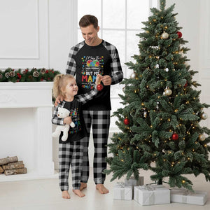 I May Be Non Verbal But My Mama Ain't Remember That Plaid Pajama Set Autism Awareness Mom TS11 White Plaid Print Your Wear