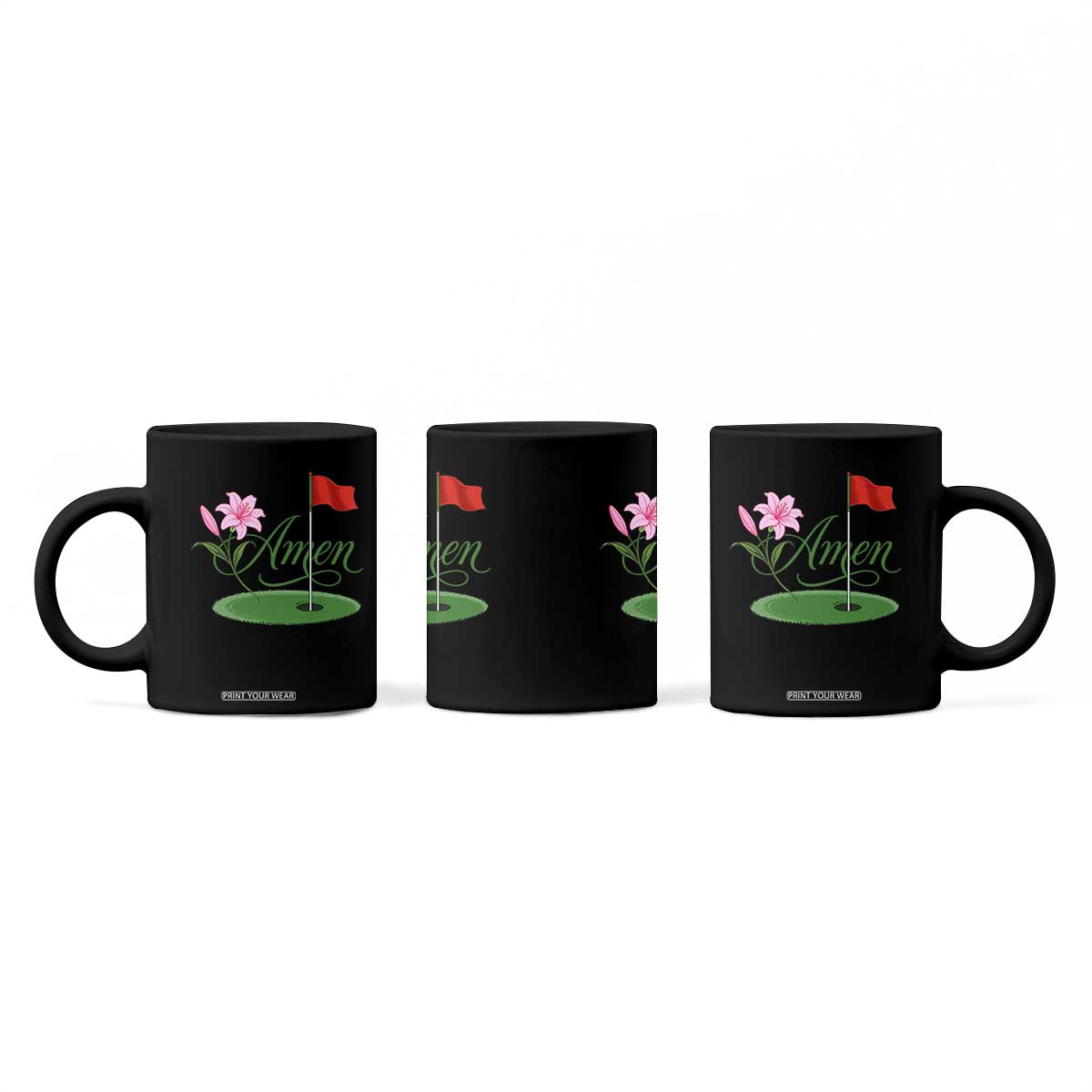 Amen Funny Golf Coffee Mug Azalea Floral Augusta Georgia for Golfers TS11 Print Your Wear