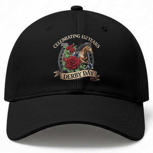 Celebrating 152 Years Derby Day Baseball Cap Vintage Horse Racing Roses TS11 Print Your Wear
