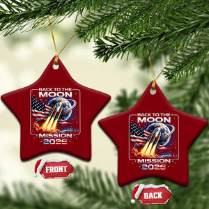 Back To The Moon Mission 2026 Ceramic Ornament Rocket Launch Moon Space Program TS11 Print Your Wear
