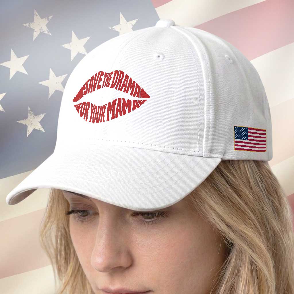Save The Drama For Your Mama Baseball Cap Retro 90s Sitcom TS11 Print Your Wear