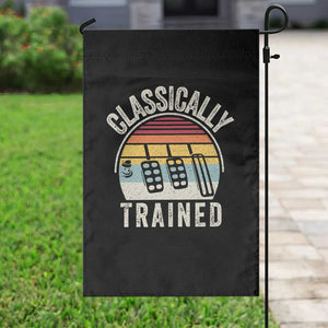 Classically Trained Car Garden Flag Funny Manual Transmission Driver TS11 Print Your Wear