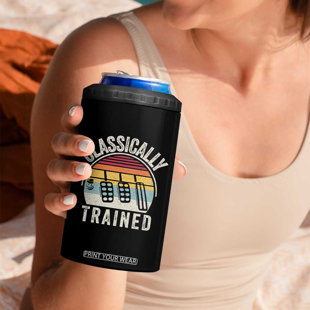 Classically Trained Car 4 in 1 Can Cooler Tumbler Funny Manual Transmission Driver TS11 Print Your Wear
