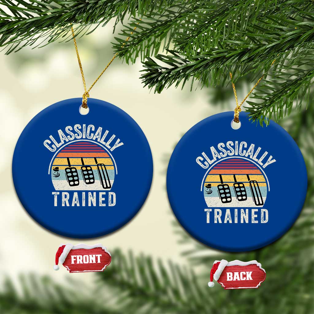 Classically Trained Car Ceramic Ornament Funny Manual Transmission Driver TS11 1pc Blue Print Your Wear