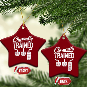 Classically Trained Manual Car Ceramic Ornament Pedals Driving Humor TS11 Print Your Wear