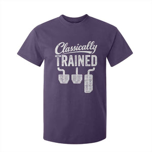 Classically Trained Manual Car T Shirt For Kid Pedals Driving Humor TS11 Purple Print Your Wear