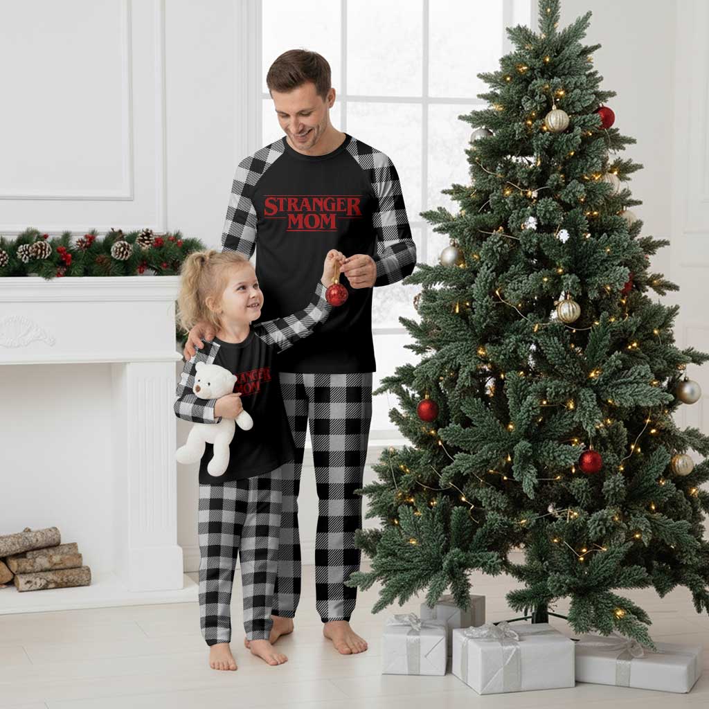 Stranger Mom Plaid Pajama Set Funny Mothers Day Movie Gift TS11 White Plaid Print Your Wear