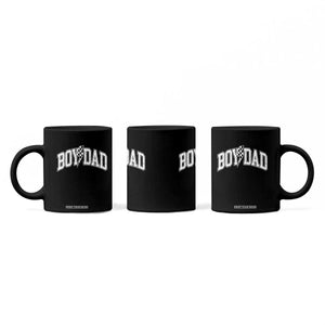 Boy Dad Lightning Bolt Checkered Varsity Son Daddy Coffee Mug TS11 Print Your Wear