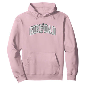 Girl Dad Lightning Bolt Checkered Varsity Daughter Daddy Hoodie TS11 Light Pink Print Your Wear