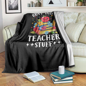 Stranger Grandpa Throw Blanket Funny Grandfather Movie Gift TS11 Print Your Wear