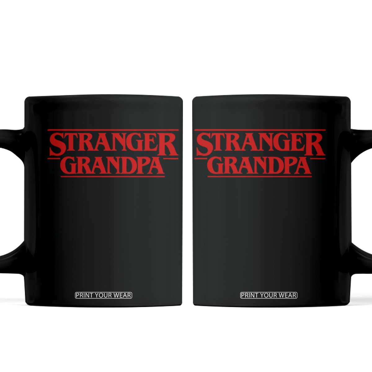 Stranger Grandpa Coffee Mug Funny Grandfather Movie Gift TS11 Black Print Your Wear