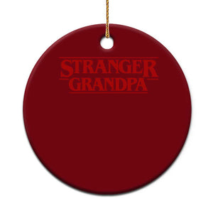 Stranger Grandpa Ceramic Ornament Funny Grandfather Movie Gift TS11 1pc Red Print Your Wear