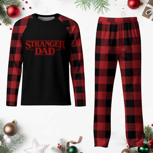 Stranger Dad Plaid Pajama Set Funny Fathers Day Movie Gift TS11 Buffalo Plaid Print Your Wear