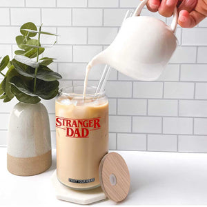 Stranger Dad Glass Can Funny Fathers Day Movie Gift TS11 Print Your Wear