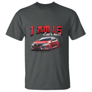 Funny 16th Birthday T Shirt I'm 16 Let's Roll Car Driver 16 Years Old TS11 Dark Heather Print Your Wear