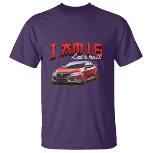 Funny 16th Birthday T Shirt I'm 16 Let's Roll Car Driver 16 Years Old TS11 Purple Print Your Wear