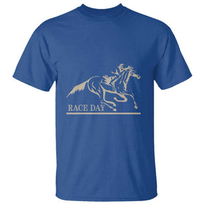 Horse Racing T Shirt Race Day Vintage Equestrian Jumping TS11 Royal Blue Print Your Wear