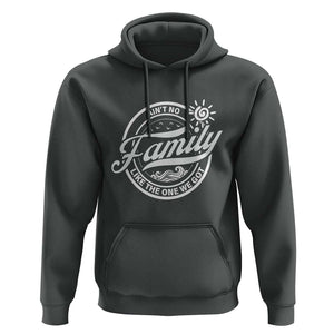 Family Reunion Matching Hoodie Ain't No Family Like The One We Got Sun Ocean Wave TS11 Dark Heather Print Your Wear