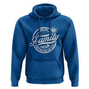 Family Reunion Matching Hoodie Ain't No Family Like The One We Got Sun Ocean Wave TS11 Royal Blue Print Your Wear