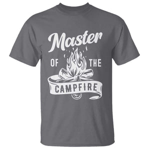 Camping Lover T Shirt Master Of The Campfire Camper Outdoor Activity TS11 Charcoal Print Your Wear