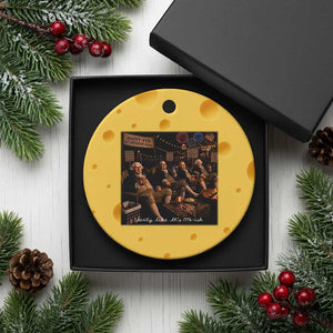 Party Like It Is 1776 Founding Father Ceramic Ornament Funny 4th of July Meme TS11 1pc Yellow Cheese Print Your Wear