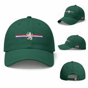 Nederland Dutch Republic Lion Vintage Holland Flag Baseball Cap TS11 Baseball Cap Universal Fit Irish Green Print Your Wear