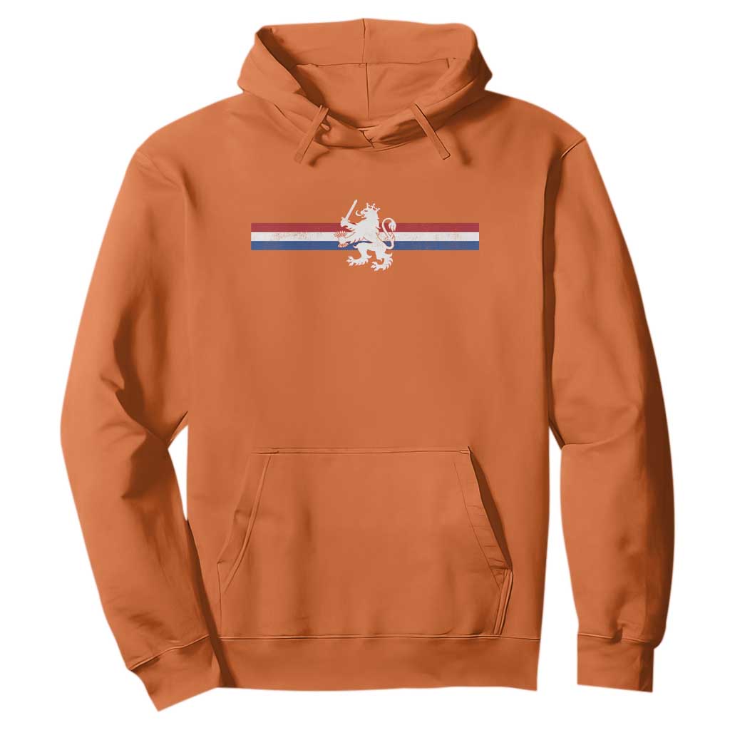 Nederland Dutch Republic Lion Vintage Holland Flag Hoodie TS11 Orange Print Your Wear