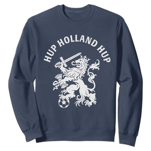 Netherlands Hup Holland Hup Dutch Lion Nederlands Fan Sweatshirt TS11 Navy Print Your Wear