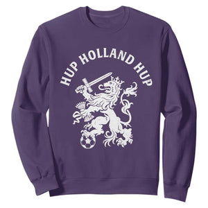 Netherlands Hup Holland Hup Dutch Lion Nederlands Fan Sweatshirt TS11 Purple Print Your Wear