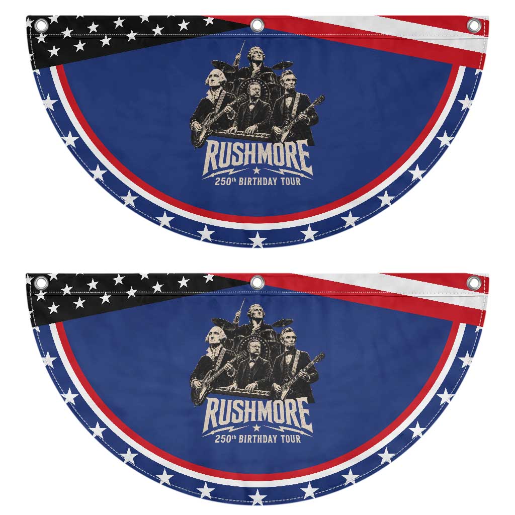 Rushmore 250th Birthday Tour Patriotic Fan Flag Funny Presidents Rockstar Music TS11 2pcs pack Classic Navy Print Your Wear