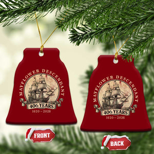 Mayflower Descendant Ceramic Ornament 406 Years Pilgrim Fathers Thanksgiving History TS11 Print Your Wear