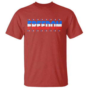 Freedom Funny 4th of July Couple Matching T Shirt TS11 Red Print Your Wear