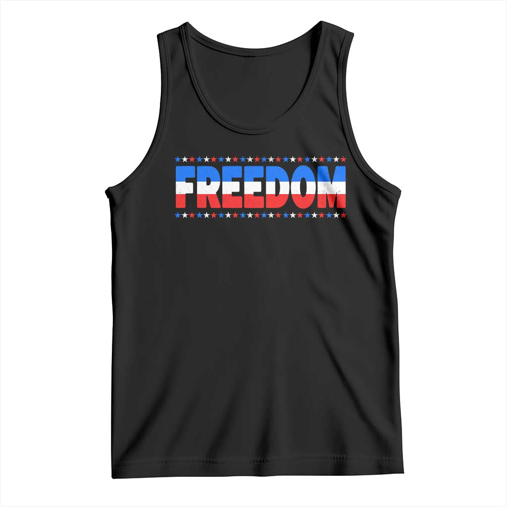 Freedom Funny 4th of July Couple Matching Tank Top TS11 Black Print Your Wear
