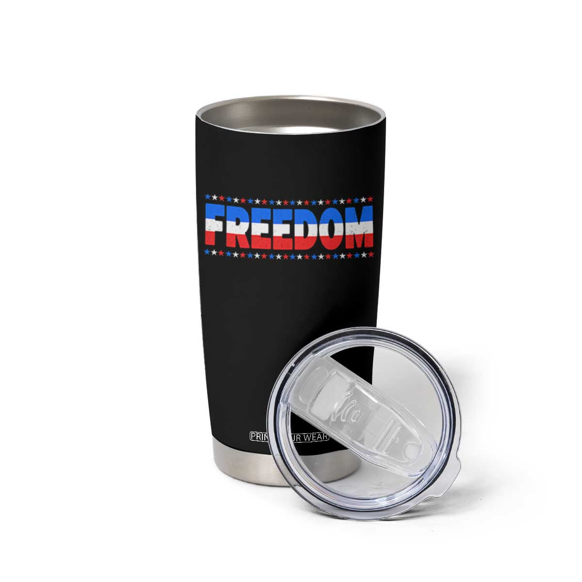 Freedom Funny 4th of July Couple Matching Tumbler Cup TS11 Print Your Wear