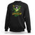 Proud Jamaican Gyal Sweatshirt Afro Black Girls Jamaica Flag TS11 Black Print Your Wear