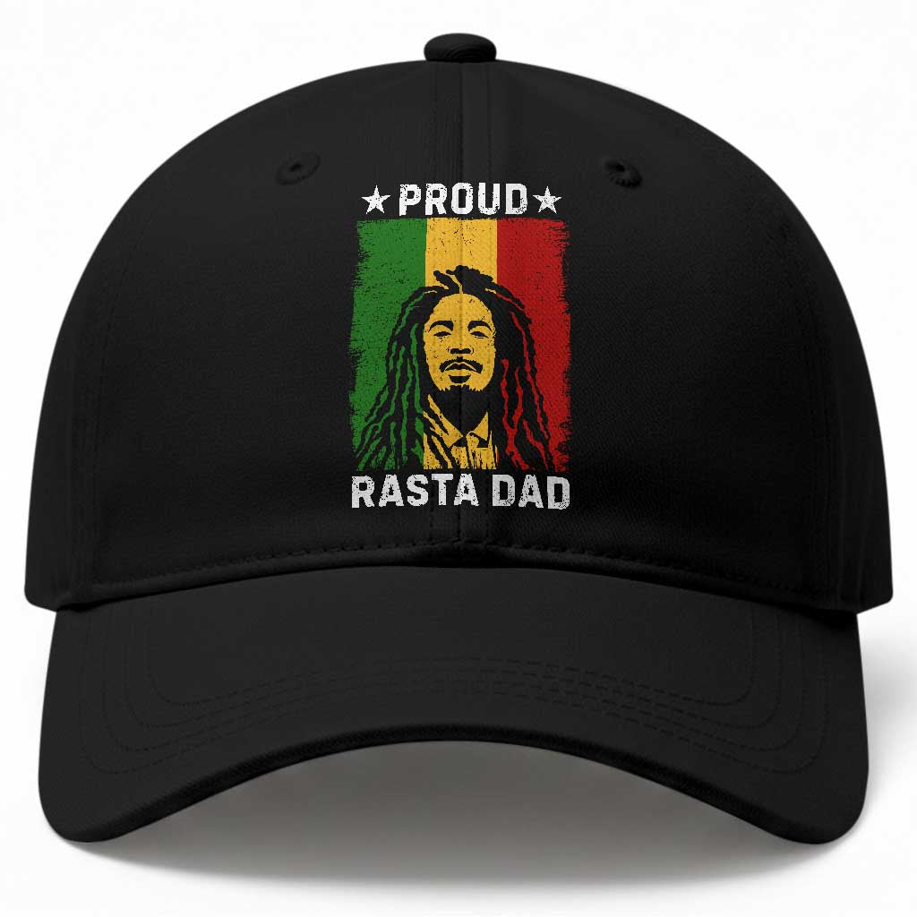 Proud Rasta Dad Baseball Cap Rastafarian Jamaica Father's Day TS11 Print Your Wear