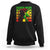 Rasta Mom Sweatshirt Jamaican Black Girls Flag Dreadlocks TS11 Black Print Your Wear